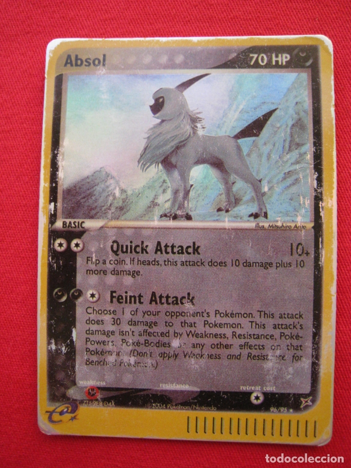 Trading cards: FICHA POKEMON - ABSOL - EN INGLES. - Foto 2