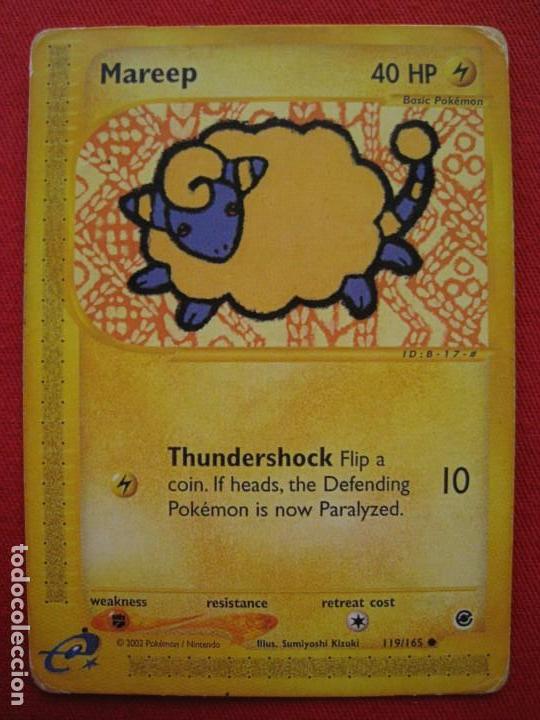 Trading cards: FICHA POKEMON - MAREEP - EN INGLES. - Foto 1