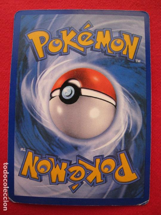 Trading cards: FICHA POKEMON - SPOINK - EN INGLES. - Foto 3