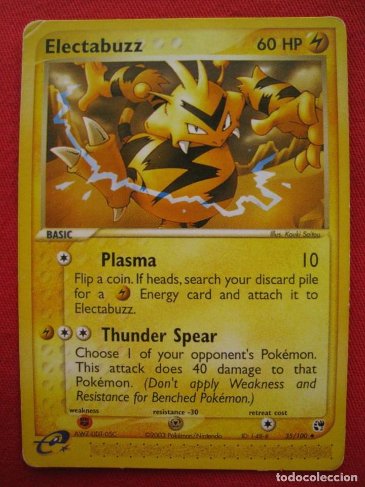 Ficha Pokemon Electabuzz En Ingles Buy Old Trading Cards At Todocoleccion 165490490