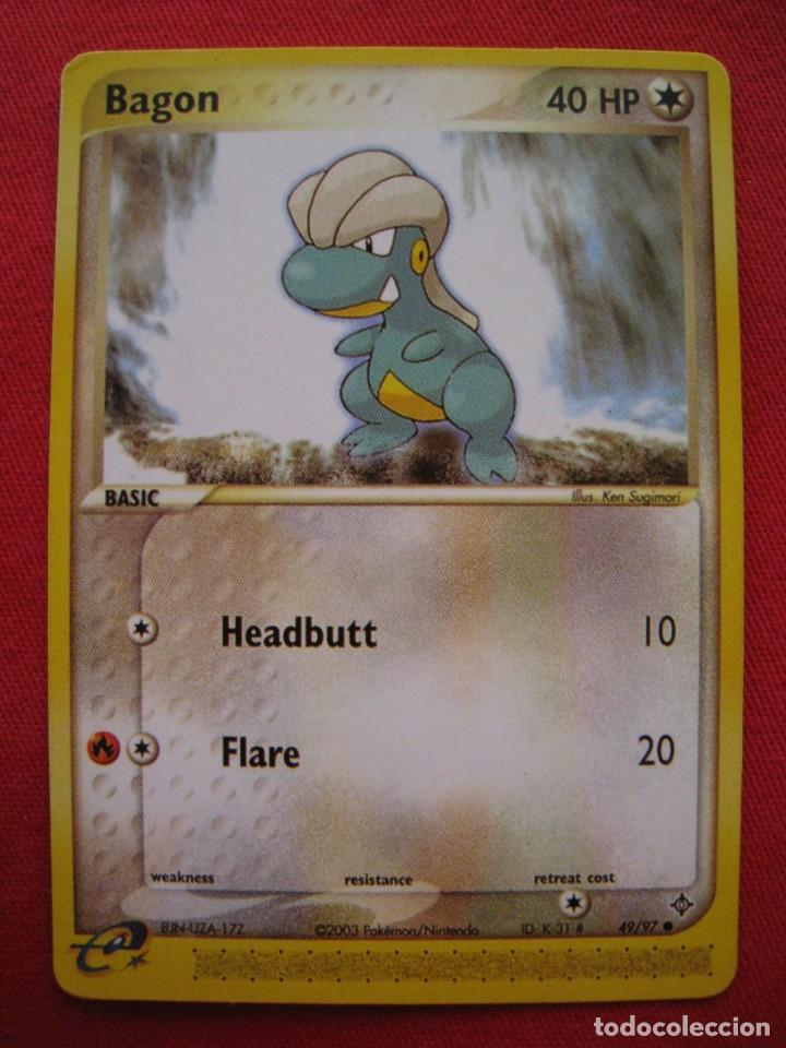 Trading cards: FICHA POKEMON  - BAGON - EN INGLES. - Foto 1