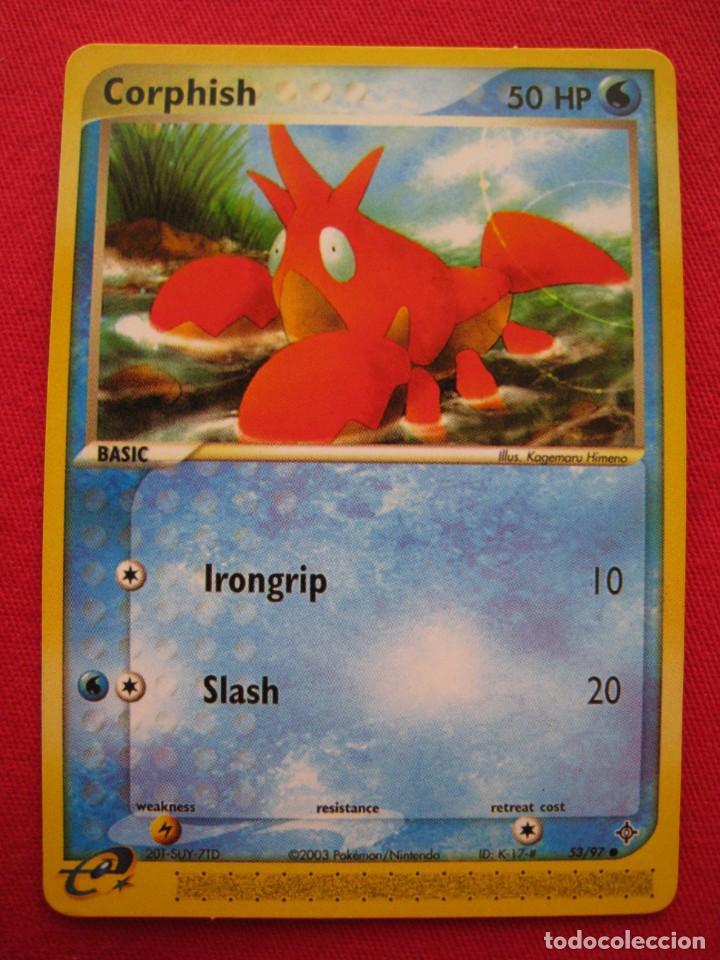 Trading cards: FICHA POKEMON - CORPHISH - EN INGLES. - Foto 1