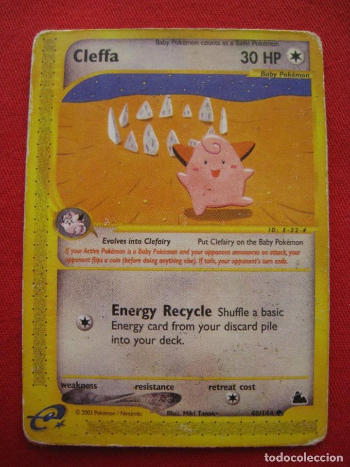 Trading cards: FICHA POKEMON - CLEFFA - EN INGLES. - Foto 1