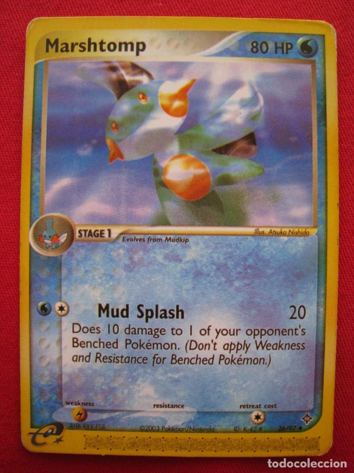 Trading cards: FICHA POKEMON - MARSHTOMP - EN INGLES. - Foto 1