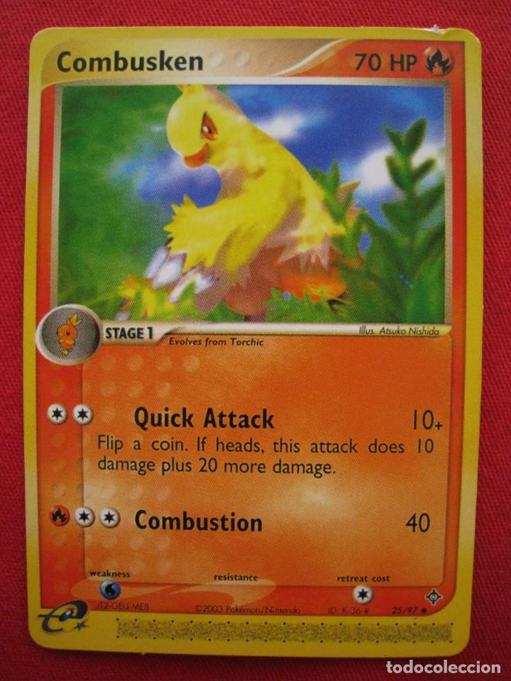 Trading cards: FICHA POKEMON - COMBUSKEN - EN INGLES. - Foto 1