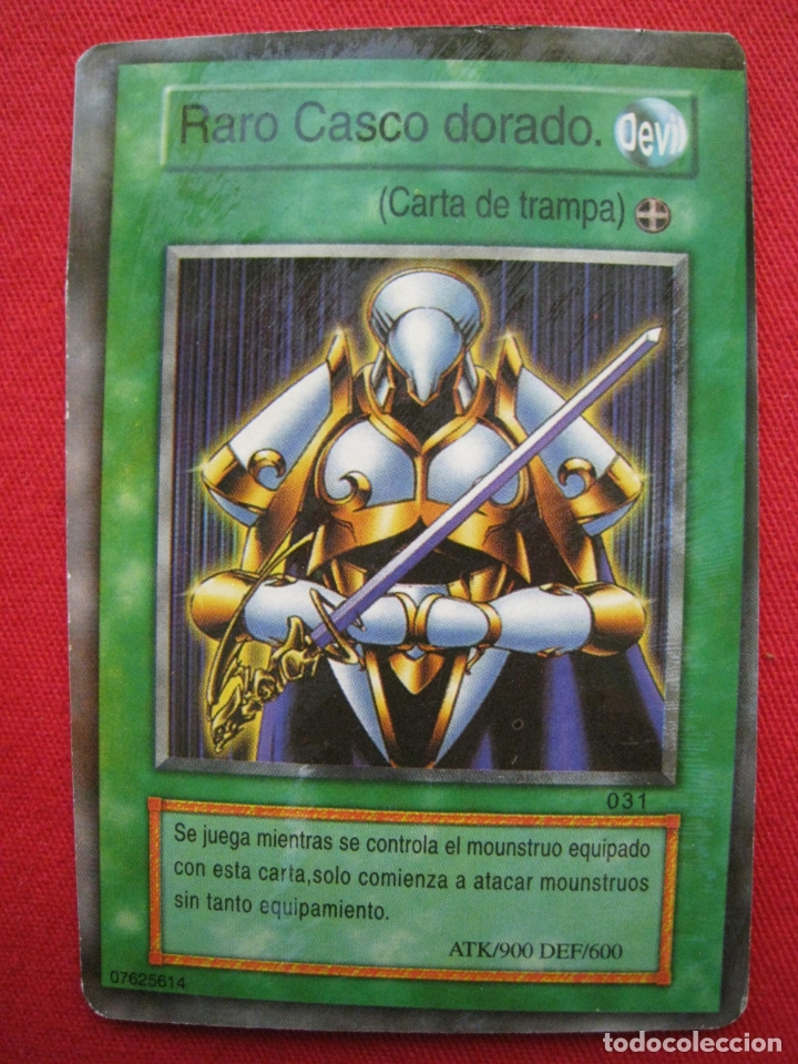 carta yu gi oh - raro casco dorado - carta de t - Compra venta en  todocoleccion