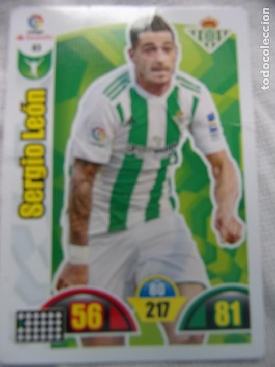 Trading cards: ADRENALYN PANINI 2017-2018 SERGIO LEON - Foto 1