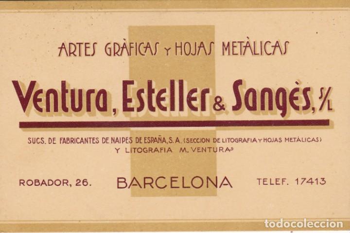 Trading Cards: Artes Gr&agrave;ficas y Hojas Met&aacute;licas Ventura, Esteller y Sang&eacute;s Barcelona