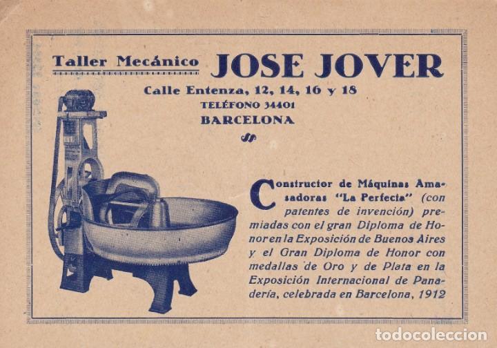Trading cards: Jos&eacute; Jover Taller Mec&aacute;nicos  6&ordf; Feria de Barcelona 1933
