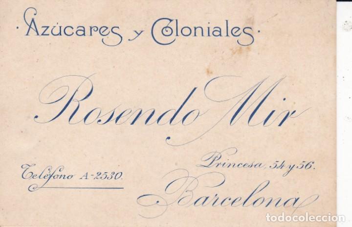Trading Cards: Azucares y Coloniales Rosendo Mir Barcelona