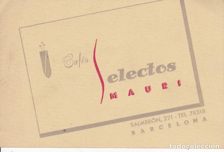 Trading cards: Caf&eacute;s Selectos Mauri Barcelona - Foto 1