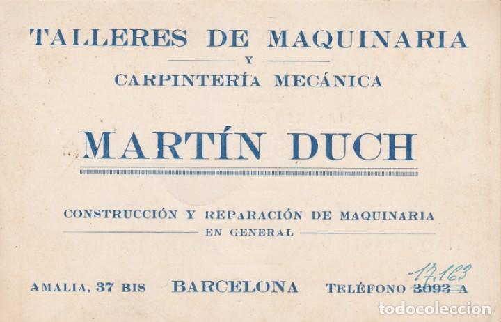 Trading cards: Talleres de Maquinaria Mart&iacute;n Duch Barcelona