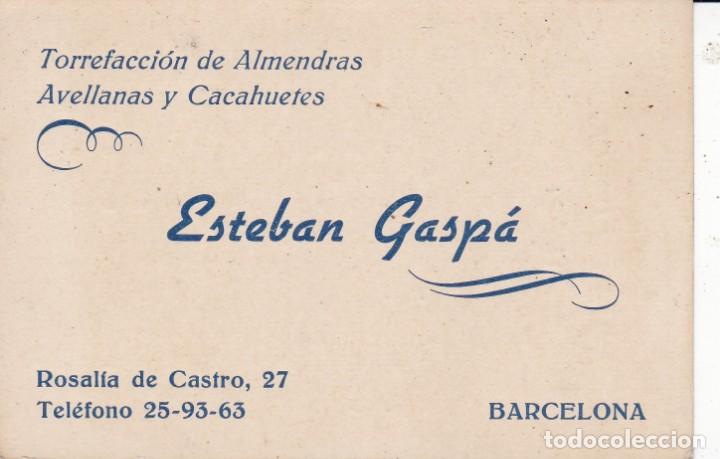 Trading cards: Esteban Gasp&aacute; Barcelona Torrefacci&oacute;n con Almendras avellanas y cacahuetes
