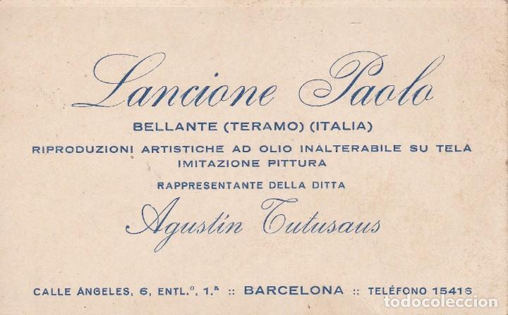 Trading cards: Lancione Paolo Agust&iacute;n Tutusans Barcelona