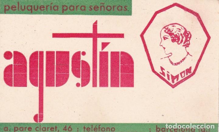 Trading Cards: Peluquer&iacute;a Agust&iacute;n Barcelona
