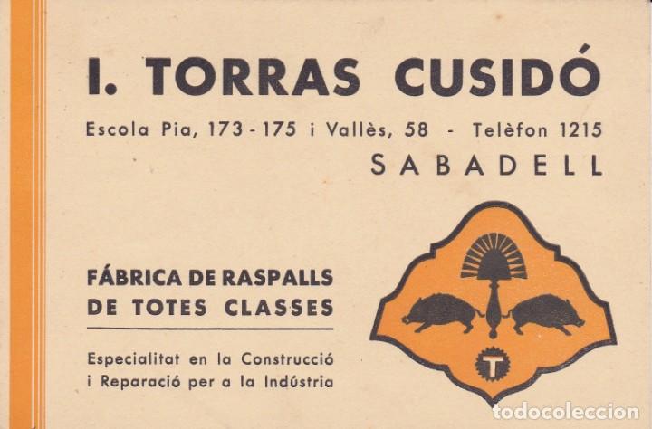 Trading cards: I. Torras Cusid&oacute; Sabadell