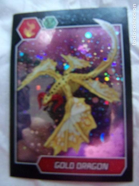 Trading cards: INVIZIMALS PANINI 2016 N&Uacute;M 5 GOLD DRAGON - Foto 1