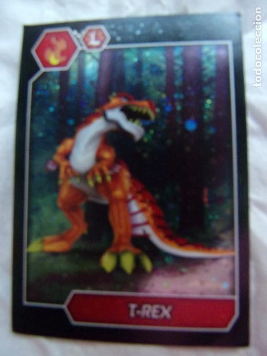 Trading cards: INVIZIMALS PANINI 2016 N&Uacute;M 10 T-REX - Foto 1