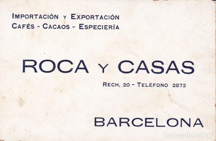 Trading cards: Roca y Casas Barcelona Caf&eacute;s Cacaos y especier&iacute;a