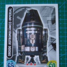 Trading Cards: STAR WARS FORCE ATTAX - DROIDE ASTROMECANICO IMPERIAL - TRADING CARD Nº 65 - TOPPS/CARREFOUR. Lote 172417803