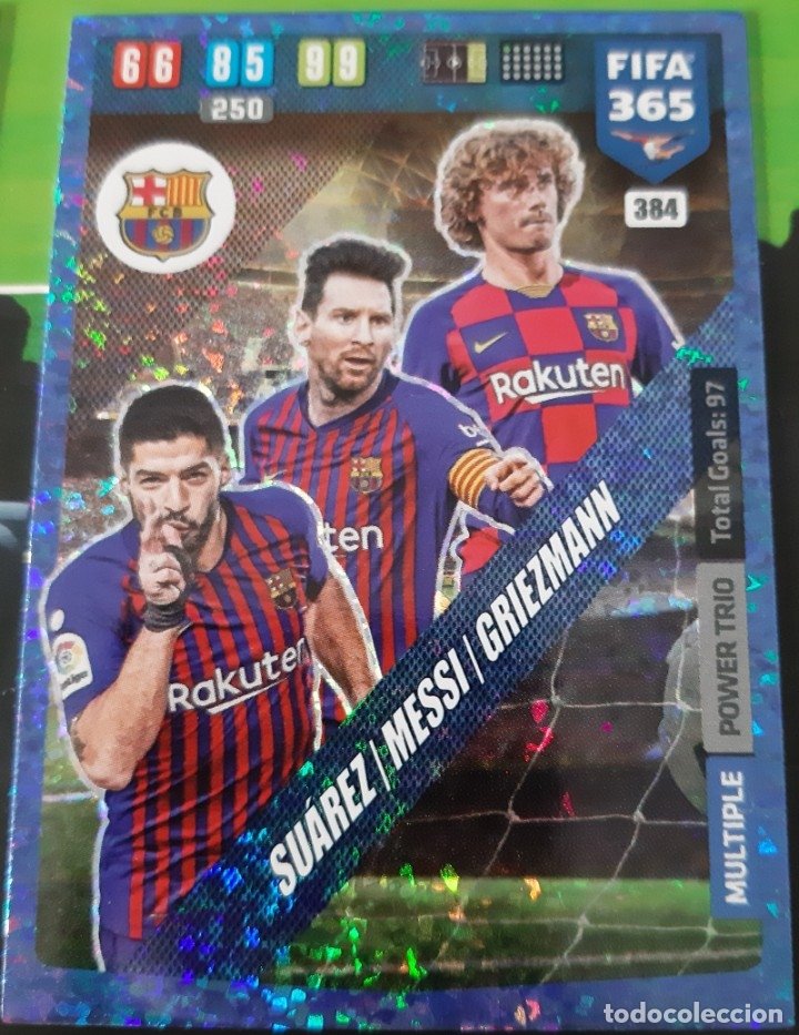 Card Panini Fifa 365 Suarez Messi Griezman Sold Through Direct Sale