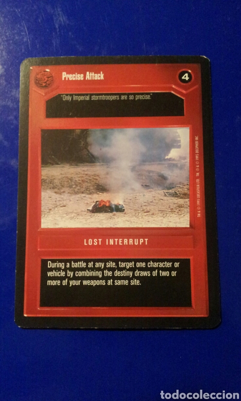 Trading cards: CARTA - STAR WARS CCG - PRECISE ATTACK - ENVIO GRATIS A PARTIR DE 35&euro; - Foto 1