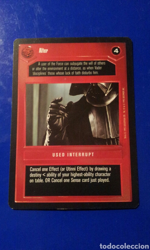 Trading cards: CARTA - STAR WARS CCG - ALTER - Foto 1