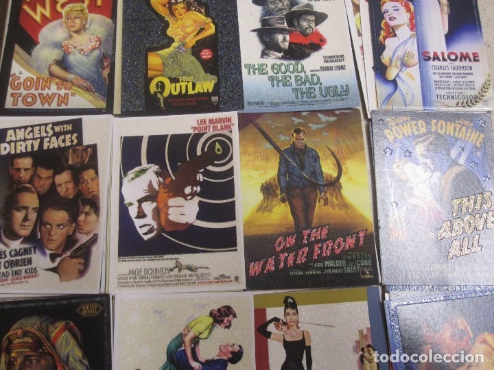 Trading Cards: COLECCION CROMOS CARDS CARTELES CINE CLASICO EN RELIEVE NUEVO