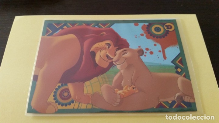 Trading Cards: CROMO EL REY LE&Oacute;N - EL REINO DE SIMBA (PANINI 2019) - CARDS N&ordm; 49