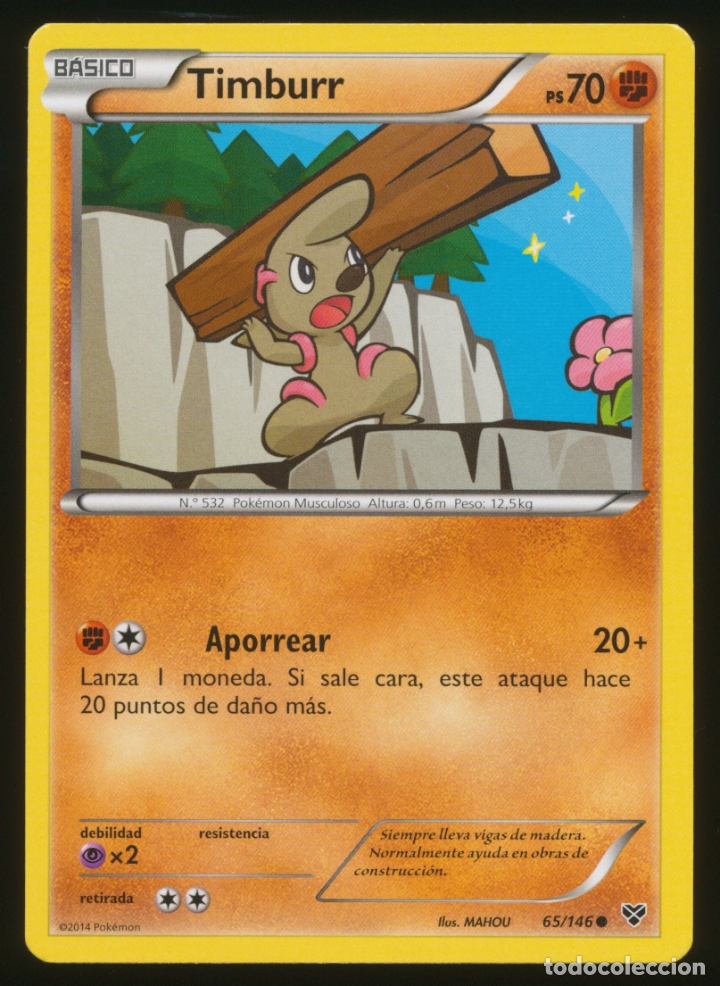 65/146. timburr - xy - pokemon trading card/ca - Buy Antique trading cards on todocoleccion 65/146. timburr - xy - pokemon trading card/ca - Buy Antique trading cards on todocoleccion