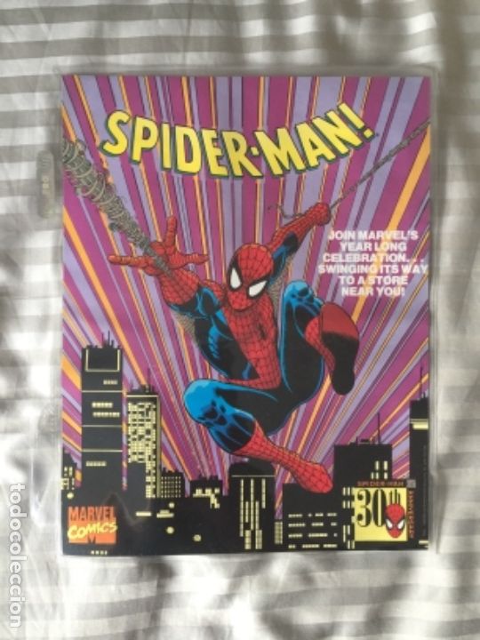 Trading cards: SPIDER-MAN 30th ANNIVERSARY SHELL SHEET - Foto 1