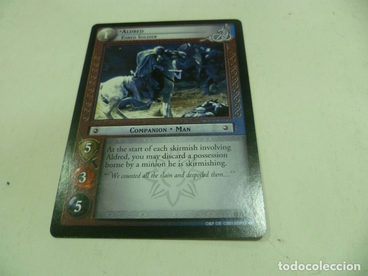 Trading cards: Carta El Se&ntilde;or de los Anillos - Foto 1