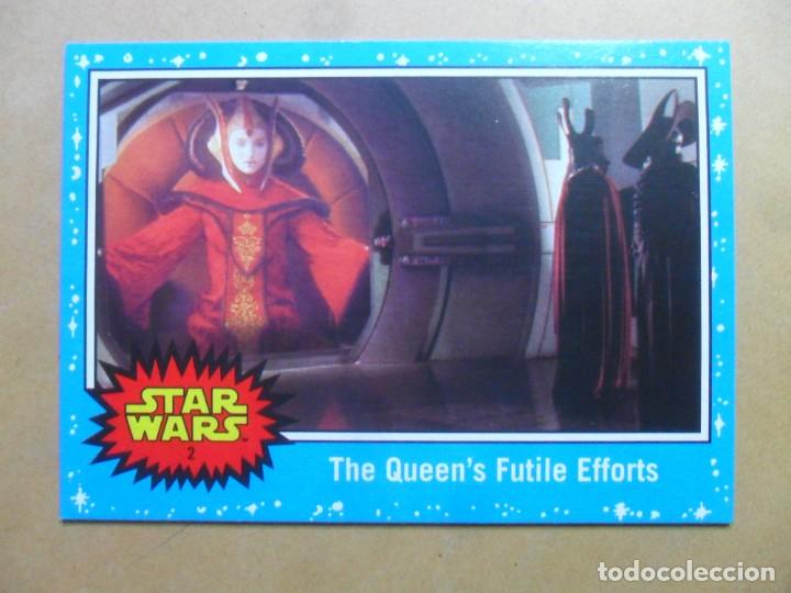 Trading Cards: N&ordm; 2: 2 of 42 * AZUL * CAMINO HACIA STAR WARS: EL ASCENSO DE SKYWALKER - TOPPS 2019
