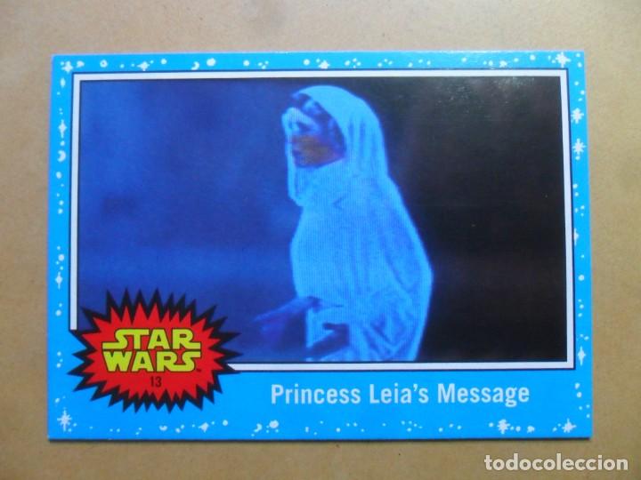 Trading cards: N&ordm; 13: 13 of 42 * AZUL * CAMINO HACIA STAR WARS: EL ASCENSO DE SKYWALKER - TOPPS 2019