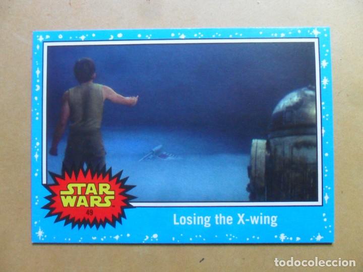 Trading cards: N&ordm; 49: 7 of 12 * AZUL * CAMINO HACIA STAR WARS: EL ASCENSO DE SKYWALKER - TOPPS 2019