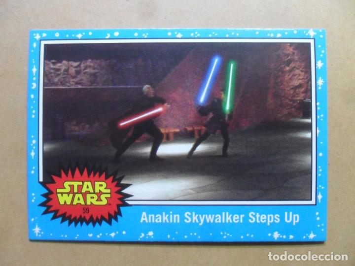 Trading cards: N&ordm; 59: 5 of 36 * AZUL * CAMINO HACIA STAR WARS: EL ASCENSO DE SKYWALKER - TOPPS 2019