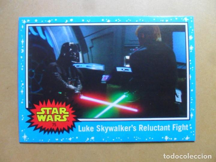 Trading cards: N&ordm; 75: 21 of 36 * AZUL * CAMINO HACIA STAR WARS: EL ASCENSO DE SKYWALKER - TOPPS 2019