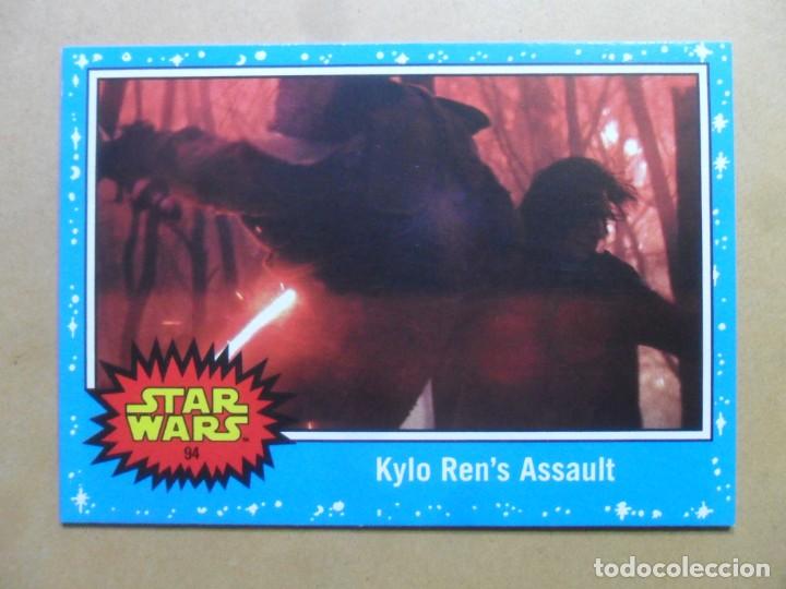 Trading cards: N&ordm; 94 * AZUL * CAMINO HACIA STAR WARS: EL ASCENSO DE SKYWALKER - TOPPS 2019 * PUZZLE DEL N&ordm; 100