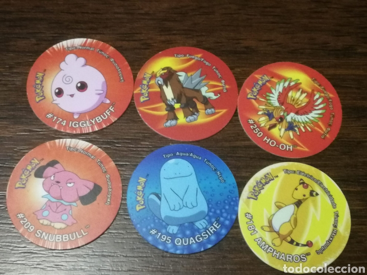lote de 6 tazos pokmon 3 - Buy Antique trading cards on todocoleccion lote de 6 tazos pokmon 3 - Buy Antique trading cards on todocoleccion