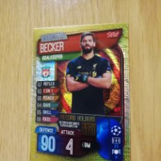 Trading Cards: TRADING CARD.. CARDS.. UEFA CHAMPIONS LEAGUE 2019 /20.. RECORD HOLDERS.. BECKER...LIVERPOOL...