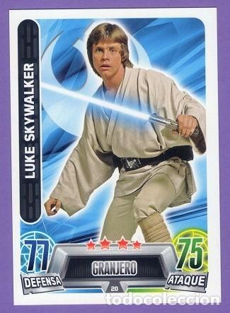 Luke Skywalker Trading Card Star Wars Force Buy Old Trading Cards At Todocoleccion