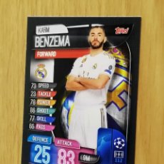 Trading Cards: TRADING CARD.. CARDS.. UEFA CHAMPIONS LEAGUE 2019 /20.. BENZEMA.. REAL MADRID...
