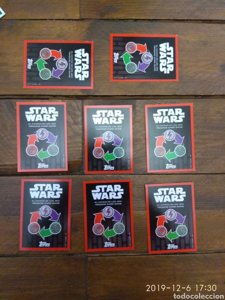 Trading cards: 8 Cromos Star Wars - Foto 2