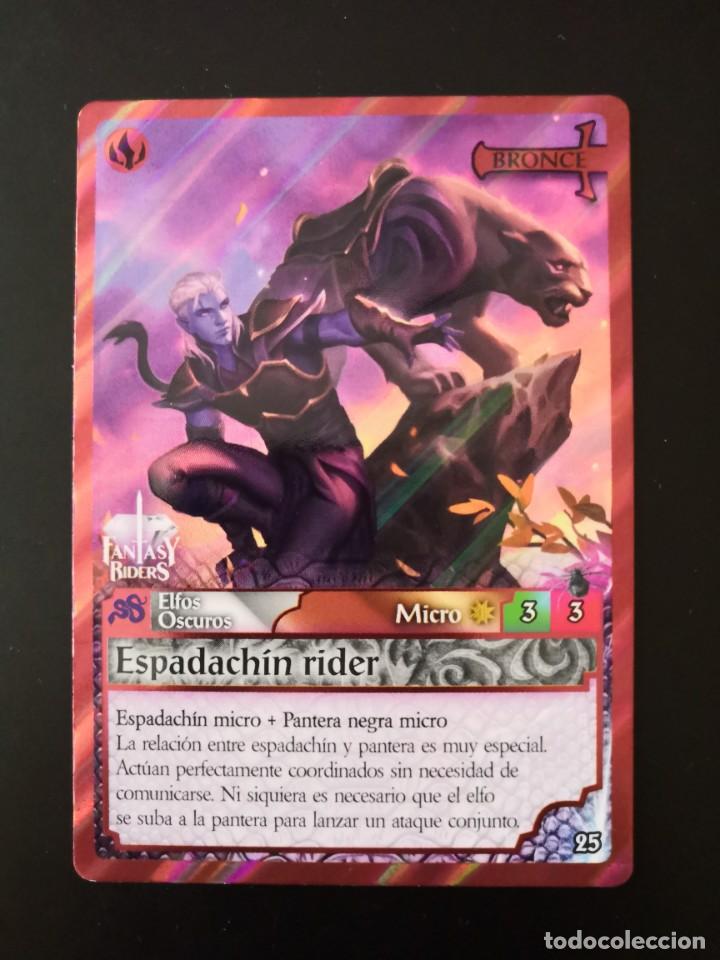 Trading cards: Fantasy Riders 2 - 25 Espadach&iacute;n Rider Micro (Bronce) - Foto 1