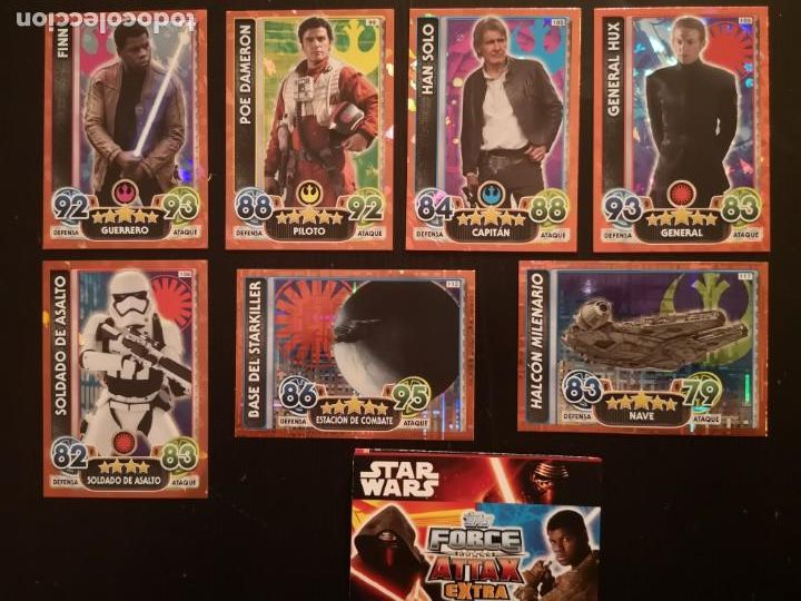 Trading cards: STAR WARS FORCE ATTAX EL DESPERTAR DE LA FUERZA EXTRA (2016 TOPPS) - ARCOIRIS ELIGE (97 AL 120)