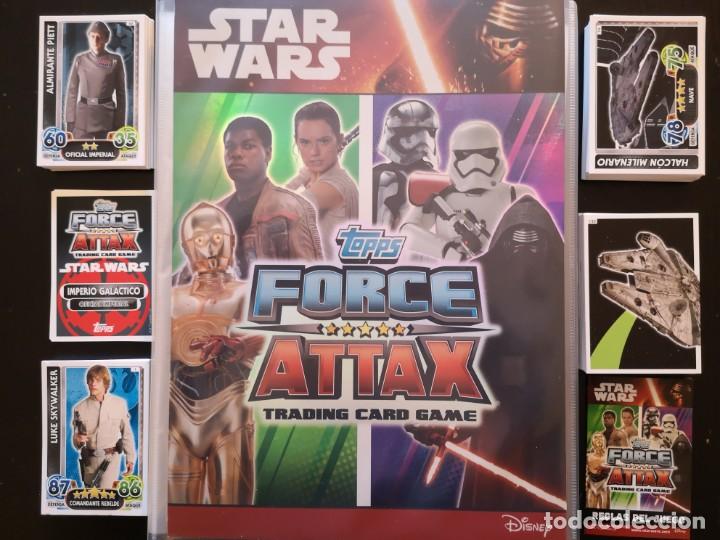 Trading Cards: STAR WARS FORCE ATTAX MOVIES: EL DESPERTAR DE LA FUERZA (2016 TOPPS) - ELIGE (1 AL 160)