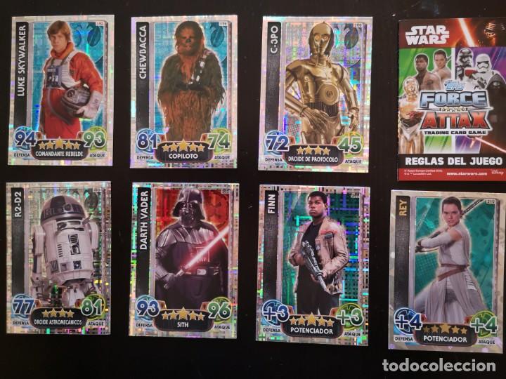 Trading Cards: STAR WARS FORCE ATTAX MOVIES: EL DESPERTAR DE LA FUERZA (2016 TOPPS) - ELIGE (193 AL 224)