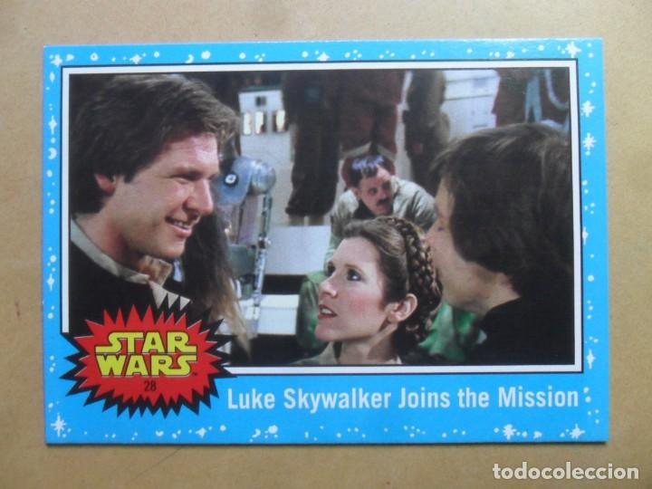Trading cards: N&ordm; 28: 28 of 42 * AZUL * CAMINO HACIA STAR WARS: EL ASCENSO DE SKYWALKER - TOPPS 2019