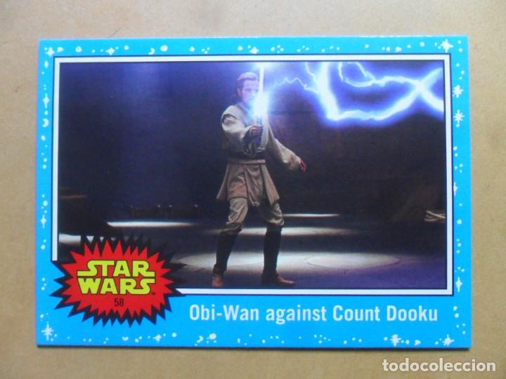 Trading cards: N&ordm; 58: 4 of 36 * AZUL * CAMINO HACIA STAR WARS: EL ASCENSO DE SKYWALKER - TOPPS 2019