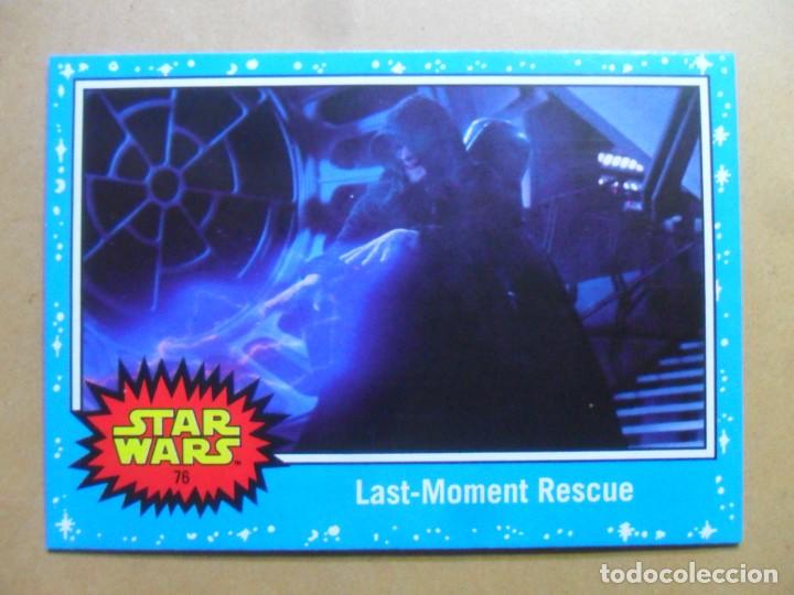 Trading Cards: N&ordm; 76: 22 of 36 * AZUL * CAMINO HACIA STAR WARS: EL ASCENSO DE SKYWALKER - TOPPS 2019